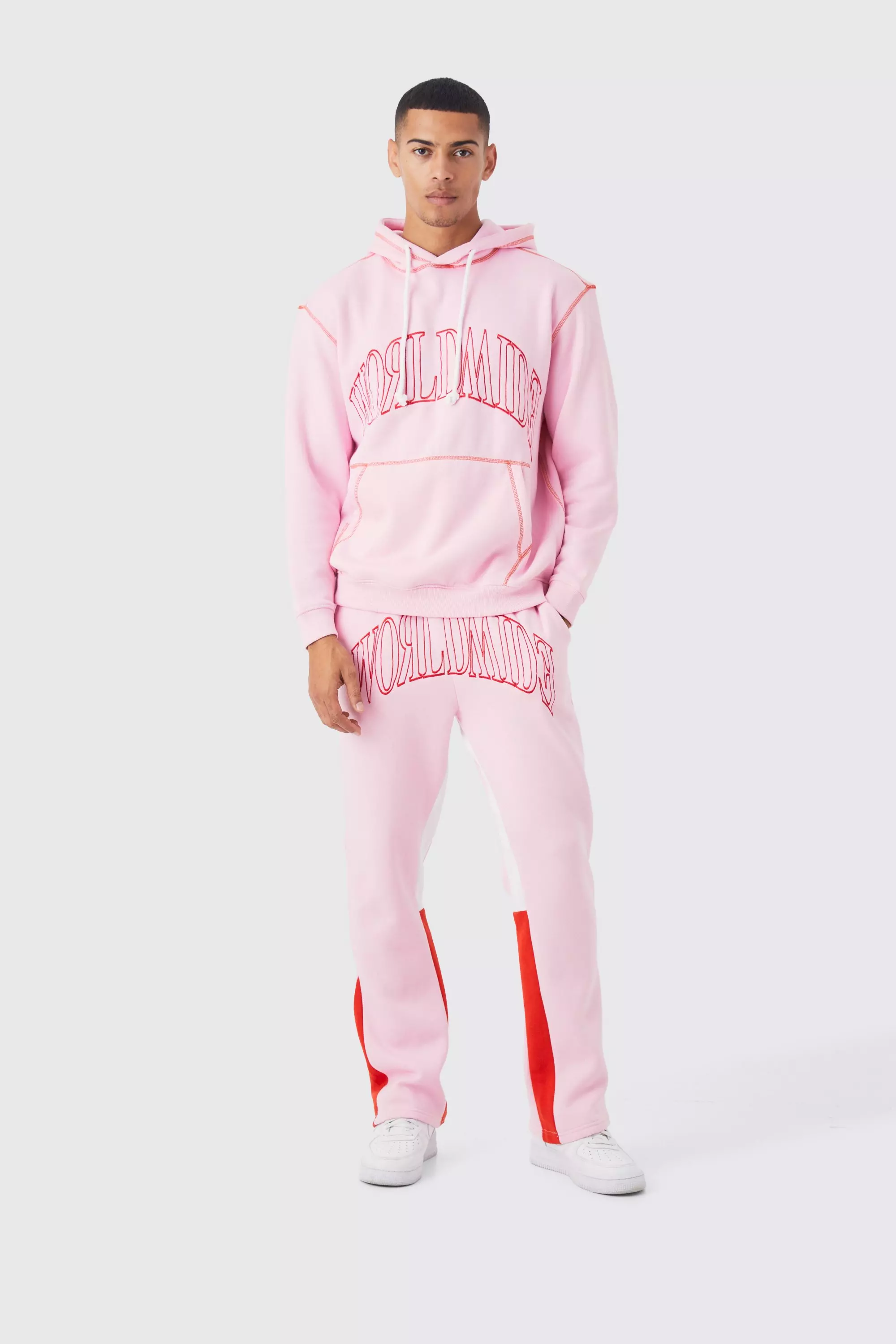 Oversized Worldwide Hooded Gusset Tracksuit